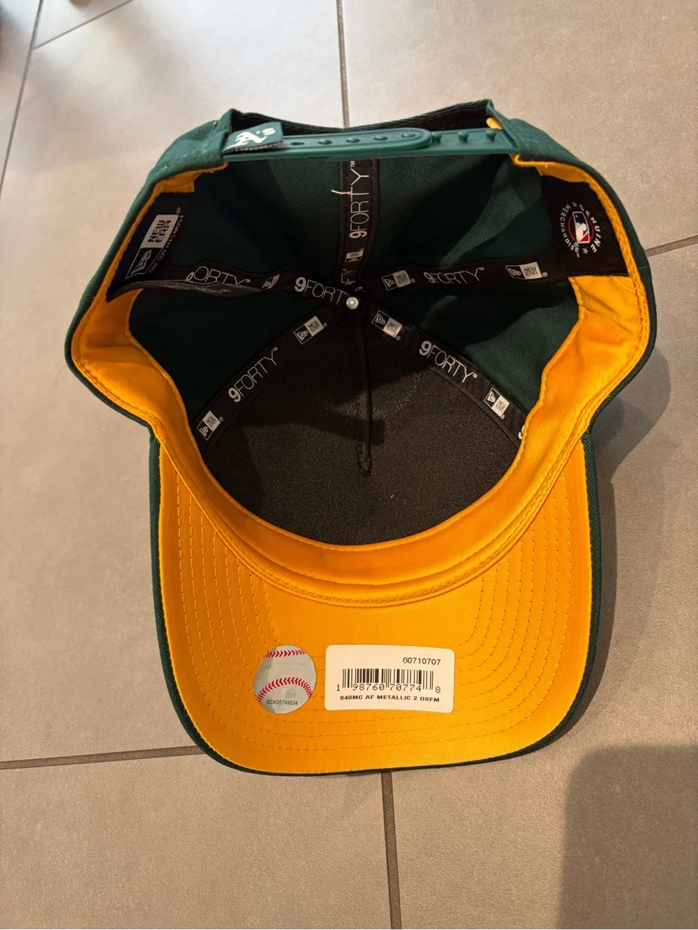 Brand New Women’s Athletics Embroidered Green Baseball Cap